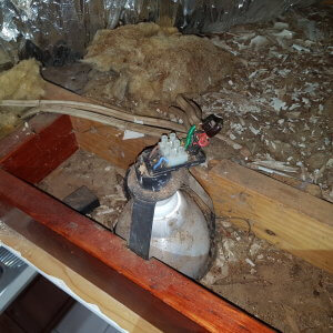 electrical hazard in roof found in a home in happy valley